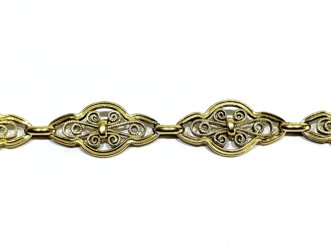 Bracelet Art Nouveau / Art Déco en or jaune 58 Facettes 1793296