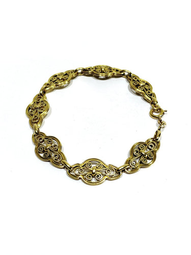 Bracelet Art Nouveau / Art Déco en or jaune 58 Facettes 1793296