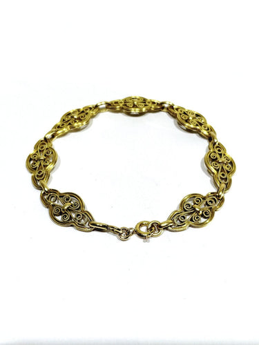 Bracelet Art Nouveau / Art Déco en or jaune 58 Facettes 1793296
