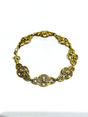 Bracelet Art Nouveau / Art Déco en or jaune 58 Facettes 1793296