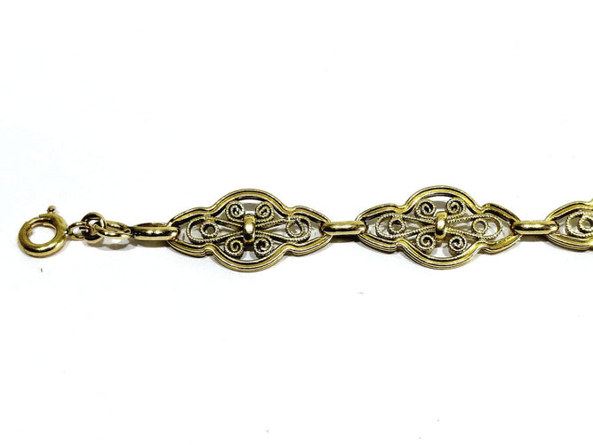 Bracelet Art Nouveau / Art Déco en or jaune 58 Facettes 1793296