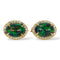Boucles d'oreilles en or jaune, opales noires et diamants 58 Facettes E0036