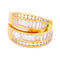 Bague 59.5 Bague crossover vintage en or 18k et diamants 58 Facettes 0D09FEB1FC36485C9247DD25D5494F37