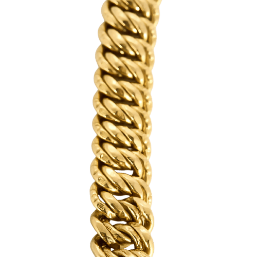 Collier Collier maille gourmette en or jaune 58 Facettes 58FC58