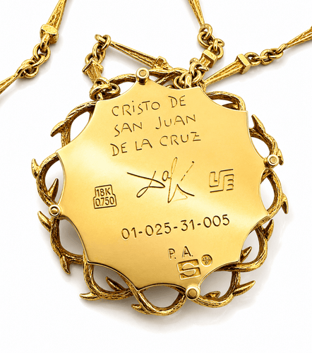 Salvador Dali - Collier en or 18 carats 58 Facettes Sd