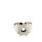 Boucles d'oreilles fleur en or blanc, saphirs et diamants 58 Facettes 39890