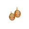Boucles d'oreilles camée en or jaune 58 Facettes 34892