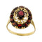 55 Bague en or jaune avec grenats 58 Facettes 36057