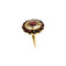 55 Bague en or jaune avec grenats 58 Facettes 36057