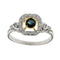 60 Bague Art déco en platine, or jaune, saphir et diamants 58 Facettes 39610