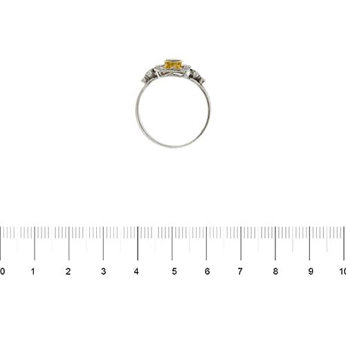 60 Bague Art déco en platine, or jaune, saphir et diamants 58 Facettes 39610
