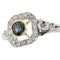 60 Bague Art déco en platine, or jaune, saphir et diamants 58 Facettes 39610