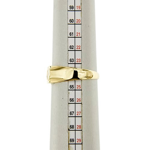 64 Bague homme en or jaune, or blanc et diamant 58 Facettes 39060
