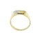 64 Bague homme en or jaune, or blanc et diamant 58 Facettes 39060