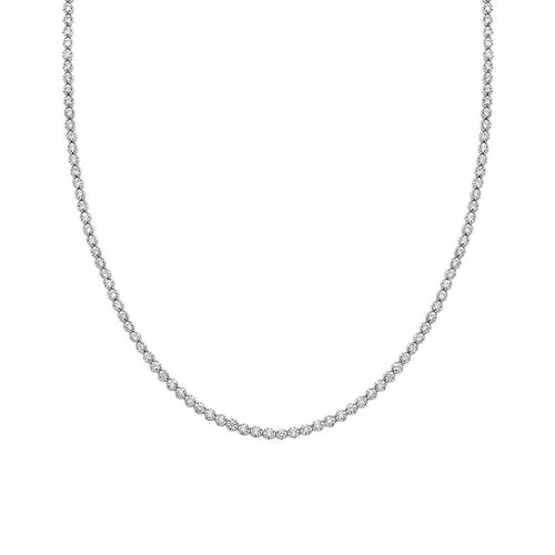 Disco - Collier tennis en or blanc 18K et diamants 58 Facettes GPD1037WG
