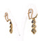 Boucles d'oreilles vintage en or 18 ct, saphirs et diamants 58 Facettes OR252 (00119)