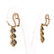 Boucles d'oreilles vintage en or 18 ct, saphirs et diamants 58 Facettes OR252 (00119)