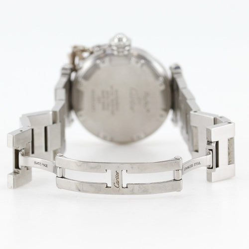 Montre Cartier Pasha C GMT - Montre automatique en acier inoxydable 58 Facettes isxhhsz8qx