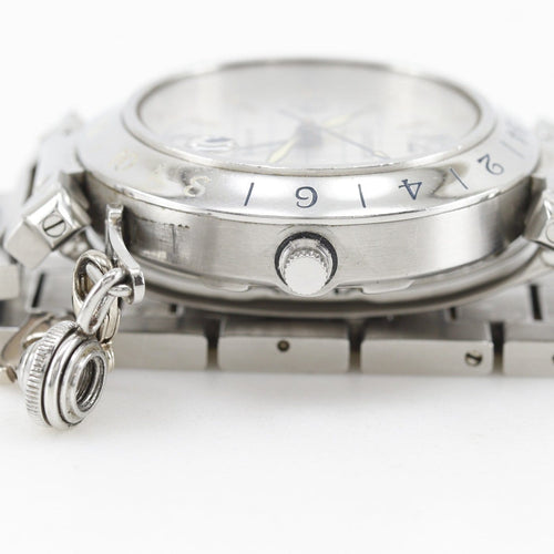 Montre Cartier Pasha C GMT - Montre automatique en acier inoxydable 58 Facettes isxhhsz8qx
