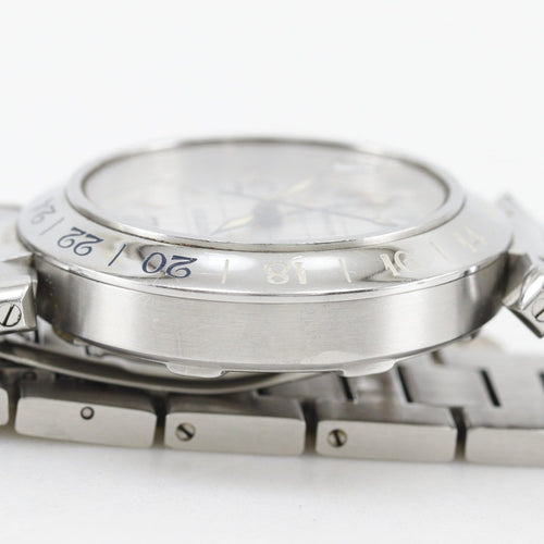 Montre Cartier Pasha C GMT - Montre automatique en acier inoxydable 58 Facettes isxhhsz8qx