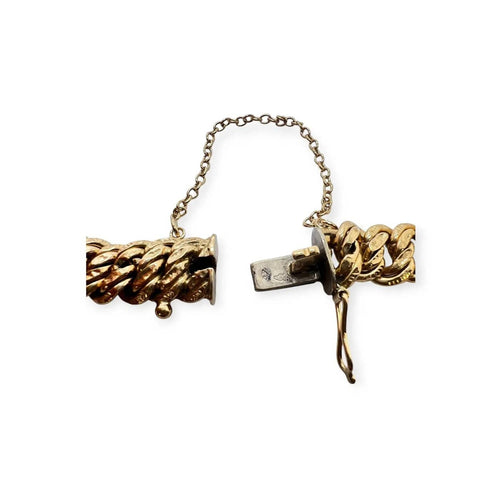 Bracelet Bracelet maille américaine en or jaune 750 58 Facettes 330096435