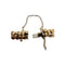 Bracelet maille américaine en or jaune 750 58 Facettes 330096435