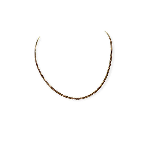 Chaîne gourmette 60 cm en or jaune 750 58 Facettes 330098442