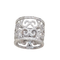 54 Bague en or blanc 18K et diamants 58 Facettes S170