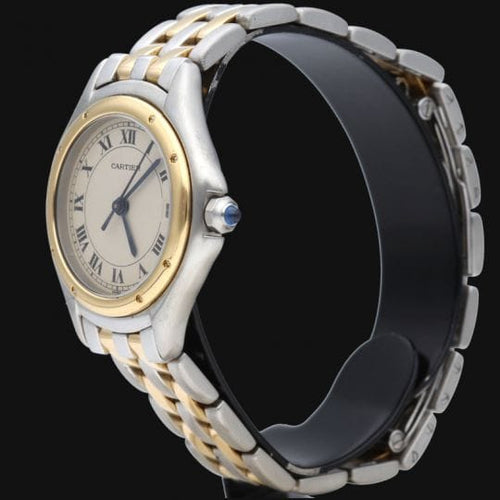 Cartier Cougar - Montre en or jaune et acier 58 Facettes MT46807