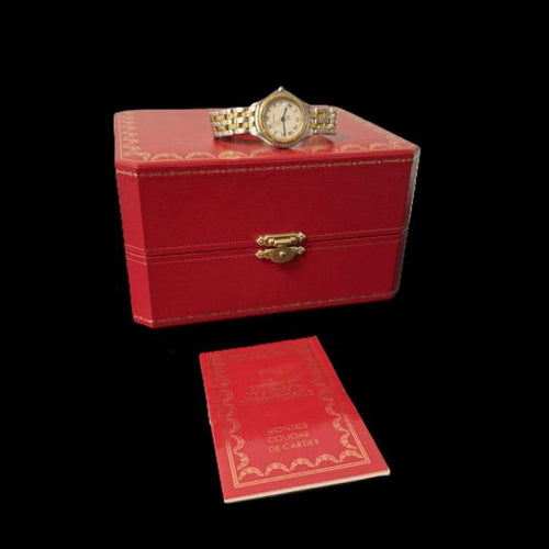 Cartier Cougar - Montre en or jaune et acier 58 Facettes MT46807