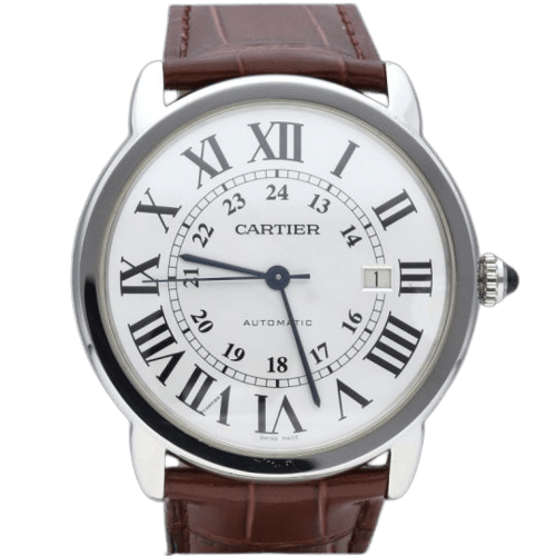 Cartier Ronde Solo - Montre automatique en acier 58 Facettes MT47197