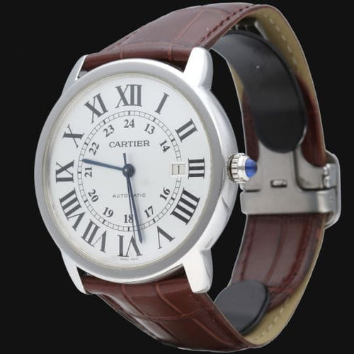 Cartier Ronde Solo - Montre automatique en acier 58 Facettes MT47197