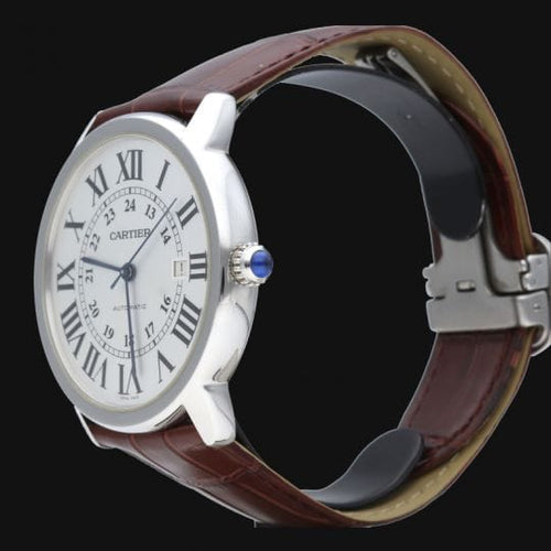 Cartier Ronde Solo - Montre automatique en acier 58 Facettes MT47197