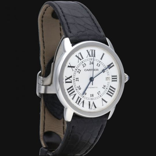 Cartier Ronde Solo - Montre en acier 58 Facettes MT47198