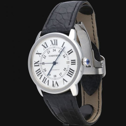 Cartier Ronde Solo - Montre en acier 58 Facettes MT47198
