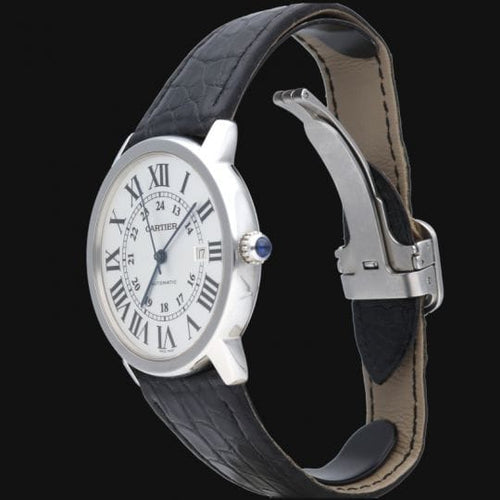 Cartier Ronde Solo - Montre en acier 58 Facettes MT47198