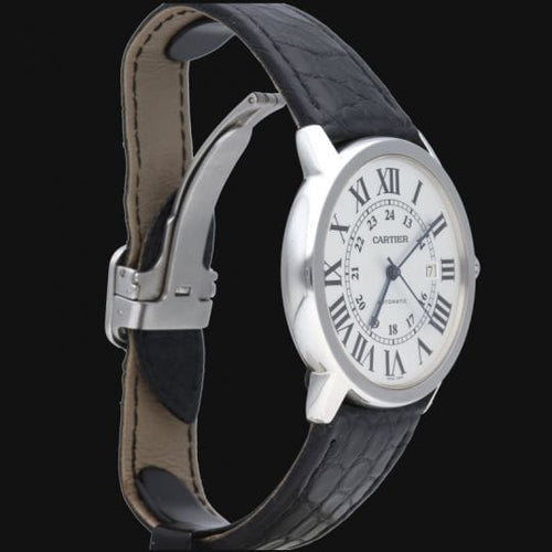Cartier Ronde Solo - Montre en acier 58 Facettes MT47198