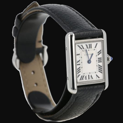 Cartier Tank Must - Montre quartz bracelet cuir 58 Facettes MT47219