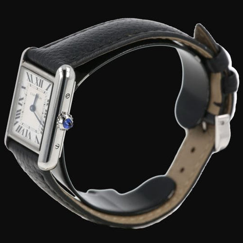 Cartier Tank Must - Montre quartz bracelet cuir 58 Facettes MT47219