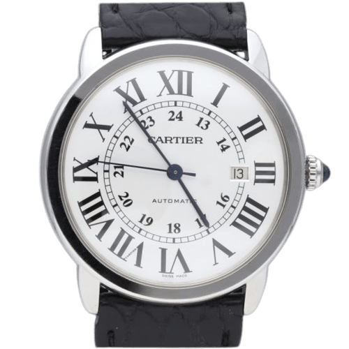 Cartier Ronde Solo - Montre en acier 58 Facettes MT47201