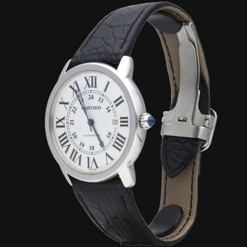 Cartier Ronde Solo - Montre en acier 58 Facettes MT47201