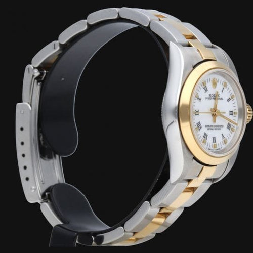 Rolex Oyster Perpetual - Montre Lady en or jaune et acier 58 Facettes MT46912