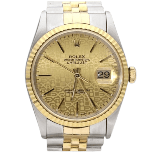 Rolex Datejust - Montre 36 mm en or jaune et acier 58 Facettes MT46915