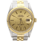 Rolex Datejust - Montre 36 mm en or jaune et acier 58 Facettes MT46915
