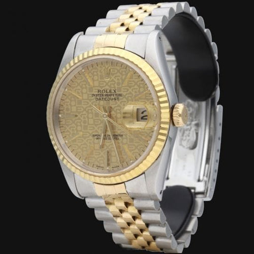 Rolex Datejust - Montre 36 mm en or jaune et acier 58 Facettes MT46915