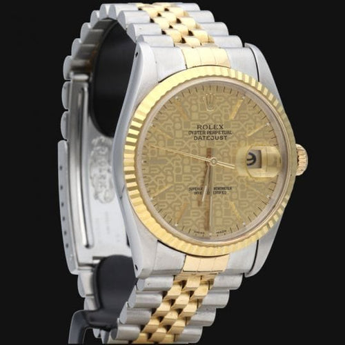 Rolex Datejust - Montre 36 mm en or jaune et acier 58 Facettes MT46915