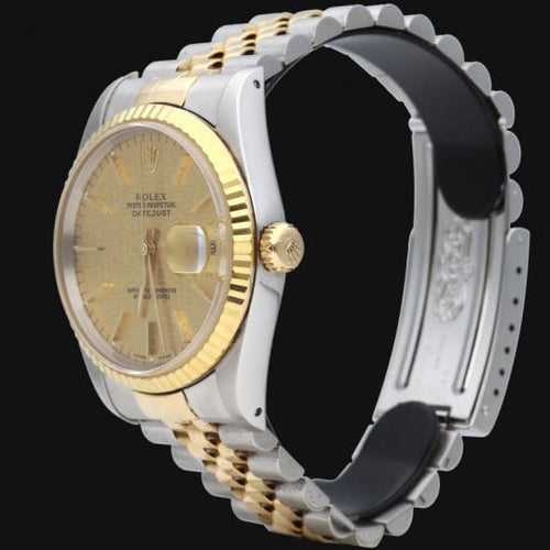 Rolex Datejust - Montre 36 mm en or jaune et acier 58 Facettes MT46915