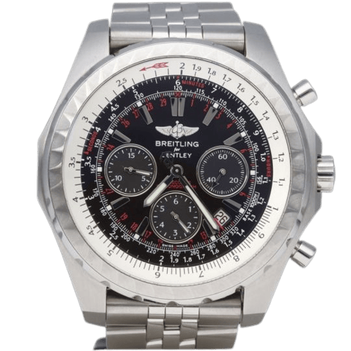Breitling Bentley Motors T - Montre chronographe GMT en acier 58 Facettes MT47248