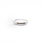 55 Bague demi-éternité portugaise en or blanc 18K et diamants 58 Facettes Q470A(966)