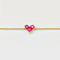 Bracelet AITCHES Heart To Have - Bracelet cœur en or 18K et rubis 58 Facettes GBT1334YG